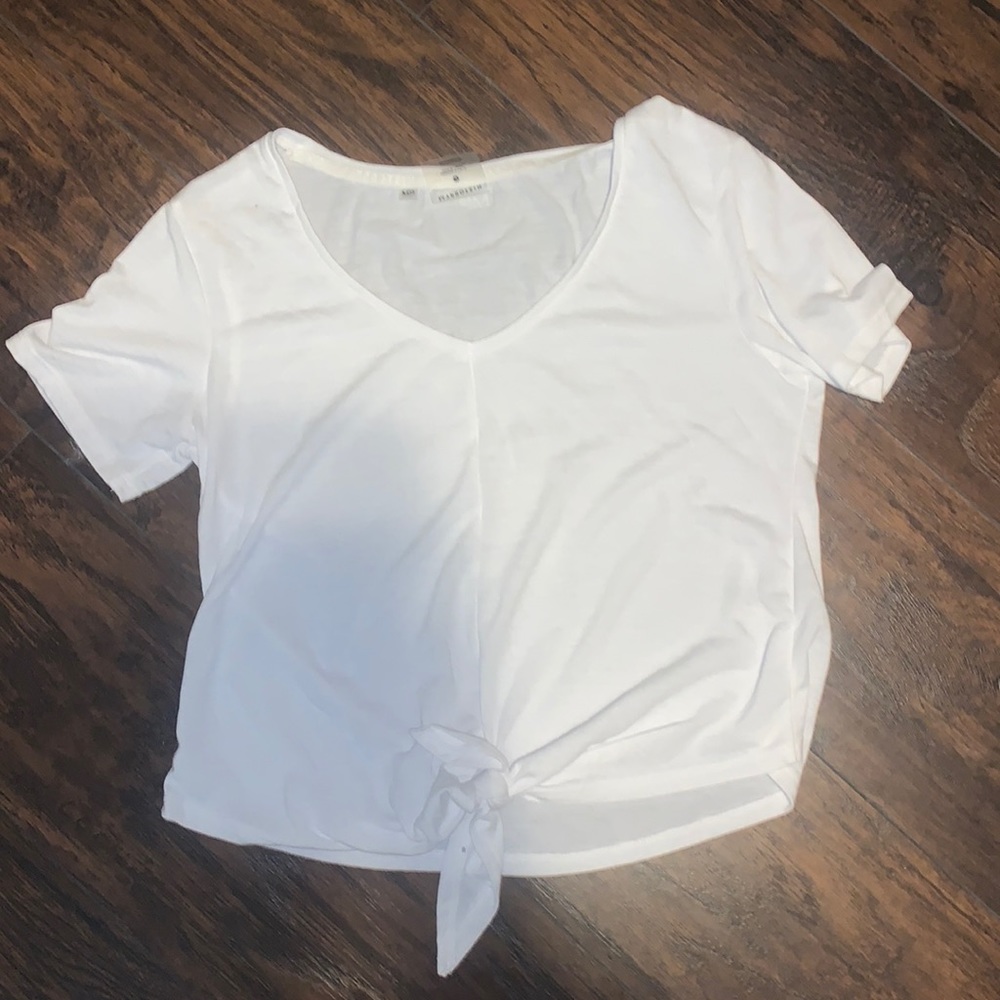 Tie front Tee